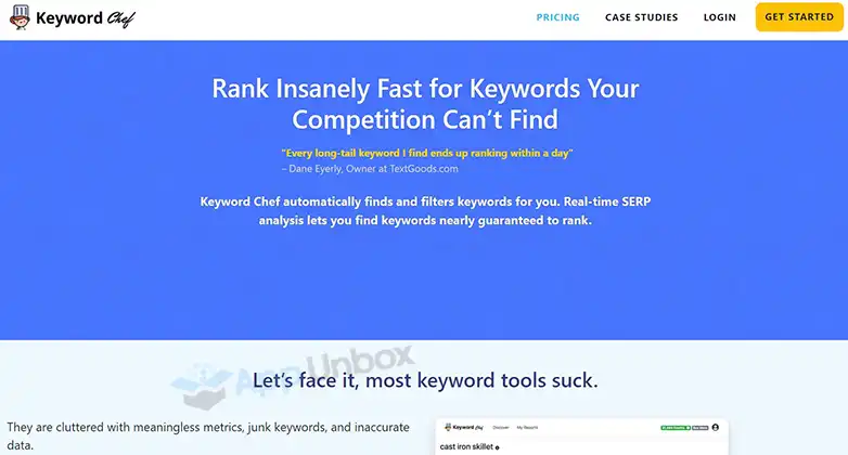 Keyword Chef Review